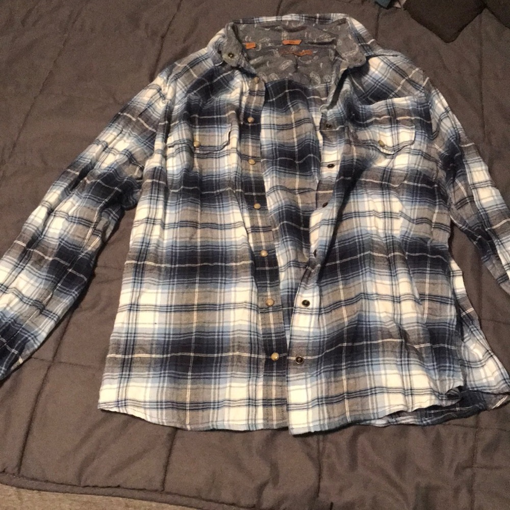 Blue flannel